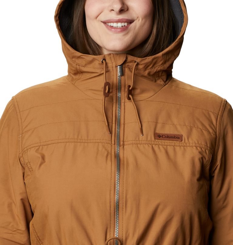 Women's Columbia Chatfield Hill Jackets Brown | Plus Size CA-ZL518